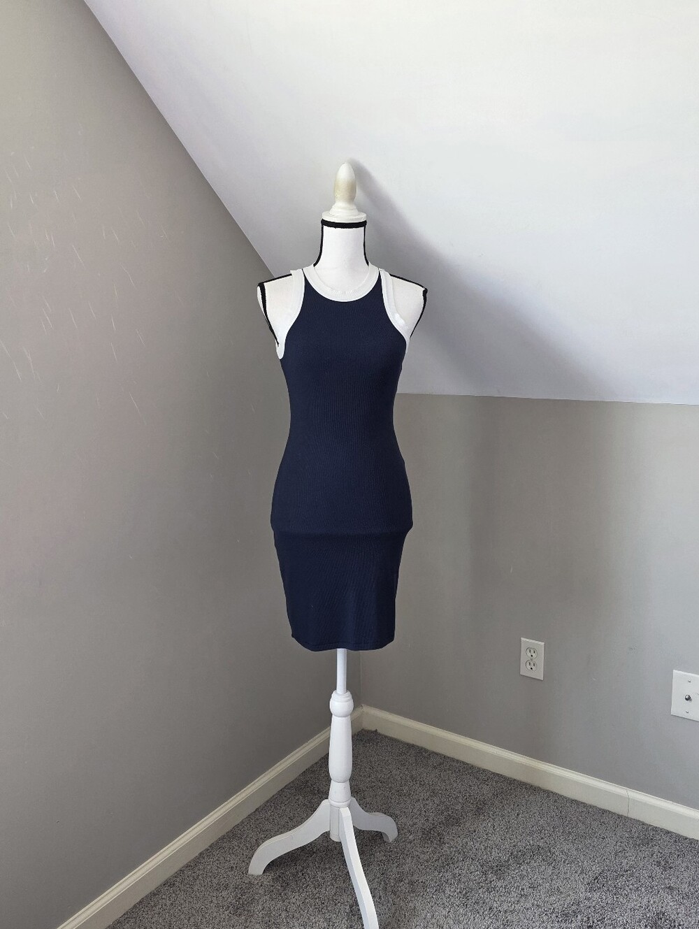 Skims Soft Lounge Ringer Tank Mini Dress